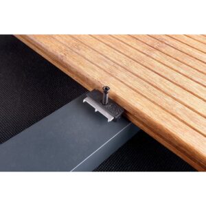 Clips de fixation invisibles bois thermo modifiés Cobra HYBRID 7-22 sachet de 90 clips+vis - COBRA - 524807