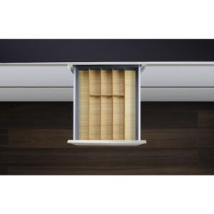 Set range-couverts LiniQ - pour tiroir largeur 400 à 450 mm - finition chêne clair - KESSEBÖHMER - 655371