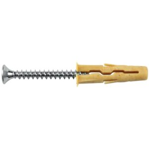 Chevilles Timber UNO composées à 70% de bois, sachet de 40 chevilles Ø 5x24mm + vis 3,5x30mm - RAWL - 588584