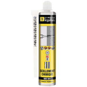 Scellement chimique vinylester sans styrène CHARCOT PREMIUM II avec ATE option 1 et C1 cartouche de 300ml - LEGALLAIS - 605881
