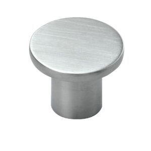 Bouton métal Disc - diamètre 33 mm - finition nickelé mat -  - 661608