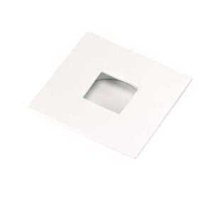 Bouton cuvette forme carré Square - 73 x 73 extérieur - 45 x 45 mm encastrement - finition blanc -  - 661629
