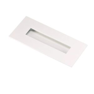 Bouton cuvette Rectangular - 155 x 73 extérieur - 40 x 123 mm encastrement - finition blanc -  - 661650
