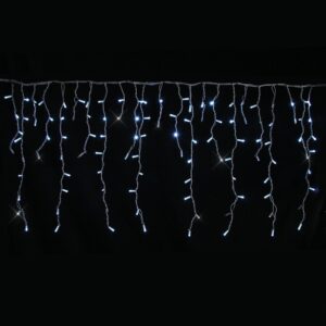 Rideau stalactite LED Authentic 4,5 m H80 cm 280 LED blanc pétillant 9,2 W 230 V Ø 8 mm IP66 - FESTILIGHT - 665528
