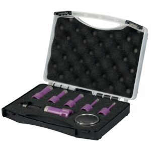 Coffret de 6 trépans diamant à sec M14 Ø6-8-10-12-18-22 mm - SIDAMO - 648427