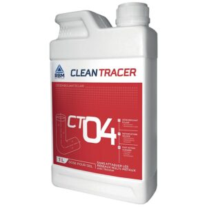 Désembouant rapide super concentré CT04, nettoyant, dispersant fort, avec traceur bidon de 500mL - RBM - 665934