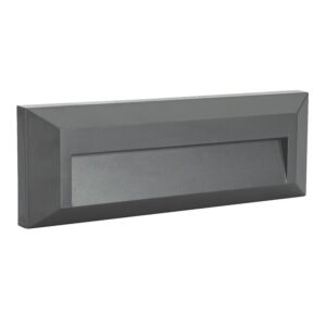 Applique murale extérieur rectangulaire IP65 3,5 W 4000K gris - ASLO - 668419