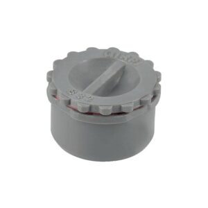 Sachet de 25 bouchons de visite PVC diamètre 40 - Girpi - 655917