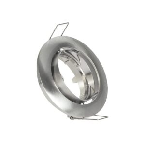 Spot encastré sans lampe rond orientable BLANC GU10 - ASLO - 668013