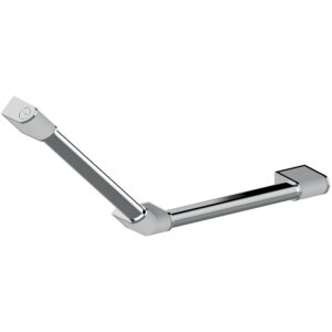 Barre d'appui coudée 135° Onyx 2 Duo blanc - AKW - 656309