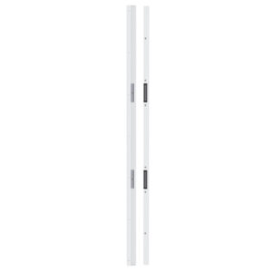 Bandeau ventouse 2 x 300 kg en 2500 mm 12/48 Volts DC automatique blanc 9010 satiné - SEWOSY - 103471