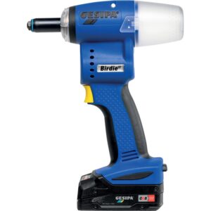 Riveteuse sur batterie Birdie® CAS 18V/2Ah légère et rapide pose rivets jusqu'au Ø 5mm carton 1 chargeur + 1 batterie - GESIPA - 141936