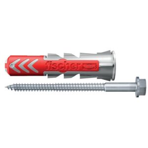 Chevilles universelles Duopower 12x60mm avec vis Tête H 8x80mm SW13 boîte de 10 pièces - FISCHER - 154466