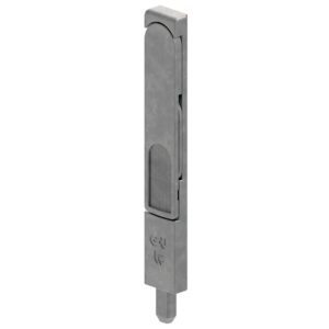 Verrou semi-fixe à levier renforcé PE2 jeu de 12 mm L 120 mm feuillure 18 x 8 mm - FERCO - 157868