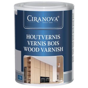 Vernis bois à séchage rapide VERNIS BOIS sans effet visuel laiteux incolore satin bidon de 1l - CIRANOVA - 153052