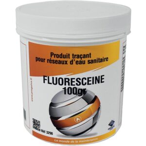 Produit traçant Fluoresceine pour repérage de fuites dans les canalisations pot de 100g - PROGALVA - 162383