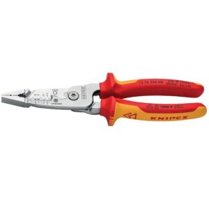 Pince multi-fonctions isolée 1000 volts + ressort - KNIPEX - 162663