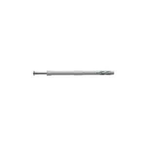 Chevilles à frapper clous vis TURBO Nylon Ø10mm long 120mm clou vis tête fraisée zingué blanc 6x125 boîte de 50 pièces - G&B FISSAGGI - 177006