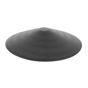 Cale porte à poser en caoutchouc Ø 118 mm coloris noir - CADAP - 174388