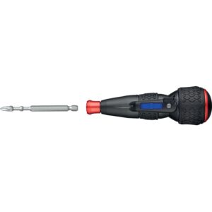 Tournevis à assistance éléctrique BALL GRIP USB + 5 embouts à chocs 90mm (PH1,PH2, PZ1, PZ2, -4,0) - VESSEL - 175200