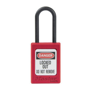 Cadenas Zenex Rouge - S32 Anse en nylon - Clé différente - Sans Retenue de clé - MASTERLOCK - 174759