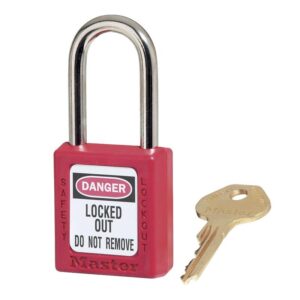 Cadenas Zenex métal Rouge - 410 Clé différente - MASTERLOCK - 174766