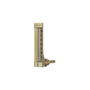 Thermomètre industriel équerre en verre 0/60°C plongeur 63 mm moyen modèle - DISTRILABO - 191335