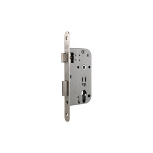 Serrure de sûreté à larder NF QC série 4130 QC axe à 50 mm têtière inox à cylindre - TESA ASSA ABLOY - 193211