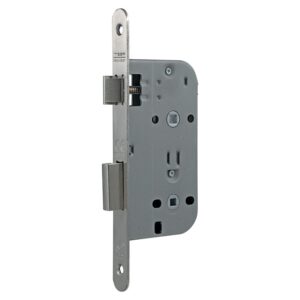 Serrure de sûreté à larder NF QC série 4134 QC axe à 50 mm têtière inox bec-de-cane à condamnation - TESA ASSA ABLOY - 193169