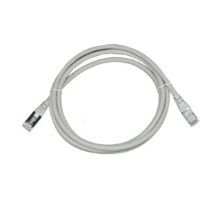 Cordon de brassage gris 4 paires RJ45 FTP PVC Cat.6 longueur 10m - Genesia - 694439