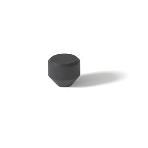 Bouton aluminium Mesh - diamètre 26 mm - hauteur 23 mm - finition noir mat - ESTAMP - 211649