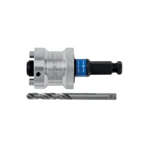 Arbre porte-trépans Snap-Back Quick Chang 2LSB, 1 foret pilote HSS - pour scies 32 à 152 mm, queue hex. sup. à 12,7mm - LENOX - 221953