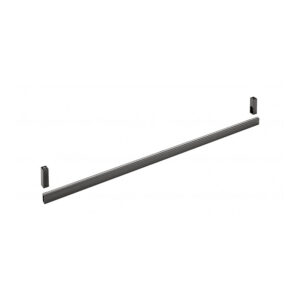 Tube de penderie Excessories - avec joint antibruit - longueur 1499 mm - section 30 x 15 mm - SALICE - 221260
