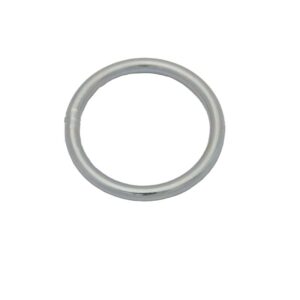 Anneaux ronds soudés en acier zingué fil Ø 6 mm, diamètre intérieur 25mm, sachet de 10 pièces - PRAMAC - 224809