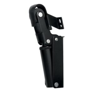 Amortisseur de fermeture de porte en aluminium type FR0 vitesse réglable porte 15 kg maxi coloris noir - JUSTOR - 224837