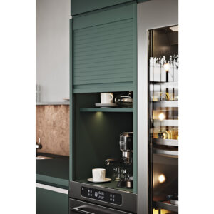 Cassette Rauvolet Edelmat pour panneau de 19 mm - largeur 900 x hauteur 1500 mm - finition noir After Dark - REHAU - 227945