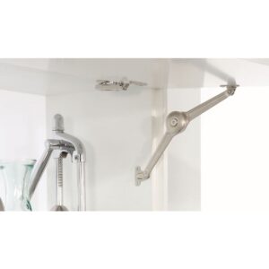 Compas d'abattant à gaz DUO - Forte - kit complet pour hauteur de 200 à 700 mm - charge de 3 à 15kg - KESSEBÖHMER - 228281