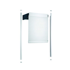 Rideaux complet Metallic Line C3 - lame de 25 mm - largeur 600 x hauteur 1500 mm - finition aluminium - REHAU - 229121