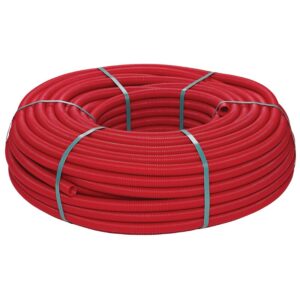 Tube PER pré-gainé rouge 16x20 - 50 mètres - Pipex - 178532