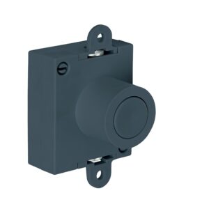 Serrure espagnolette 2 points Push Lock - en applique - axe 25 mm - réversible - finition gris anthracite - JUNIE - 231571