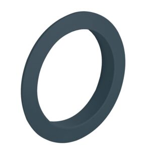 Rosace pour serrures Push Lock - perçage Ø 30 mm - forme ronde - anthracite - JUNIE - 231592