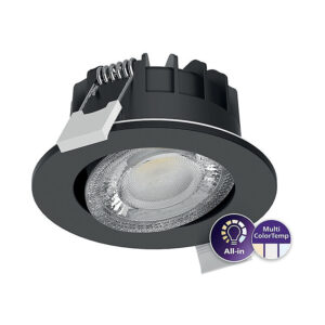 Spot LED encastré Ledinaire All In RS071B MultiCCT - 6W - 60° - IP65 - UGR23 - finition noir - Philips - 236534