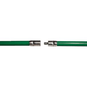 Canne de ramonage verte raccord 12x175 Ø20 mm longueur 1,5m - PROGALVA - 242001
