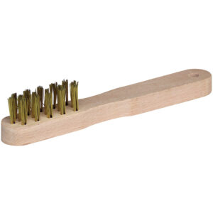 Brosse à bougie en acier laitonné 20 mm - L200 mm - OUTIFRANCE - 243723