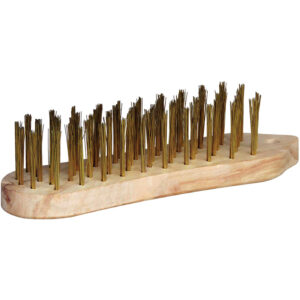 Brosse violon en acier laitonné 35 mm - L210 mm - OUTIFRANCE - 243702