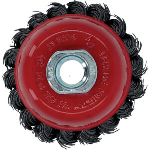 Brosse coupe pour meuleuse fil torsadé Ø 0,5 - Ø extérieur 65xM14 T20 - NORTON - 243625