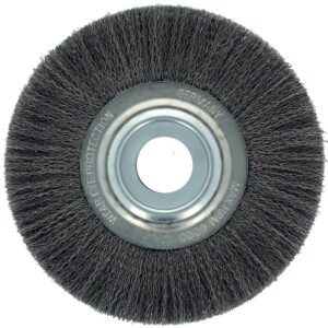 Brosse métallique pour touret 150x19x32 - Ø fil 0,3 mm - NORTON - 243653