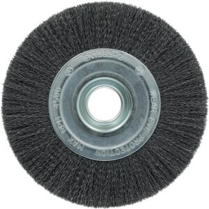 Brosse métallique pour touret 200x30x32 - Øfil 0,3 - NORTON - 243639
