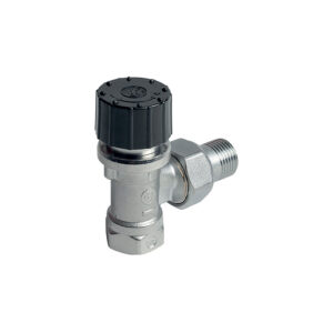 Robinet équerre thermostatisable avec équilibrage dynamique du débit 20x27 M30x1,5 10-120 l/h - GIACOMINI - 223570