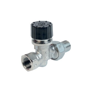 Robinet droit thermostatisable avec équilibrage dynamique du débit 15x21 M30x1,5 10-120 l/h - GIACOMINI - 223584